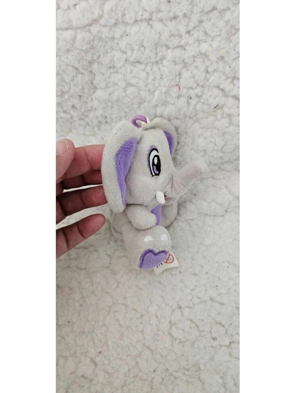 Smanimals Backpack Buddy Elephant Grape Jelly Scented Keychain 4
